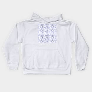 Ocean Life - Periwinkle Color Palette Kids Hoodie